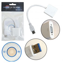 Кабель адаптер USB 3.0 - VGA H106 A3384