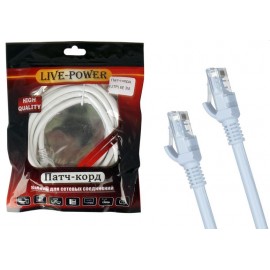 Кабель LAN патчкорд 3m 6E Live-Power A3594