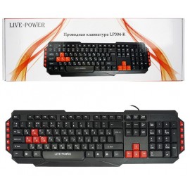Клавиатура USB игровая Live-Power LP304-K