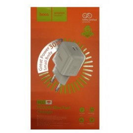 Зарядное сетевое сзу Type-C PD 30W Hoco N32 быстрое белый