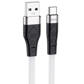 Кабель USB Type-C Hoco X53 silicone белый