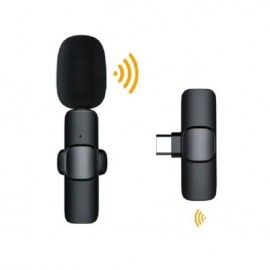 Микрофон прищепка петличный беспроводной Type-C K8