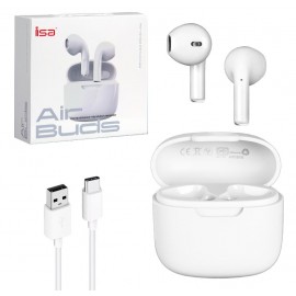 Наушники Bluetooth вкладыши ISA A2 TWS белые