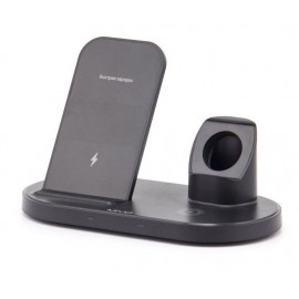 Зарядка беспроводная Qi Mivo MW-05 3в1 15w черная