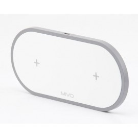 Зарядка беспроводная Qi Mivo MW-02 2в1 10w белая