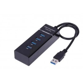 Хаб USB 4 порт H-4, черный
