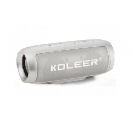 Колонка Bluetooth MP3 FM Koleer S1000 серая