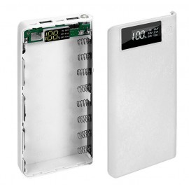 Power bank пустой корпус с платой 18650x8 Q8 белый