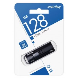 Флешка USB 3.0 128Gb SmartBuy Iron-2 Metal Black