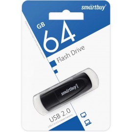 Флешка USB 64Gb SmartBuy Scout Black