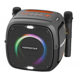 Колонка Bluetooth MP3 караоке 2 микрофона Hopestar PartyOne - уценка