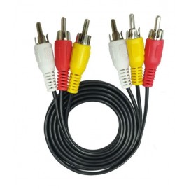 Кабель 3RCA - 3RCA QYY Q-406A 1.5m