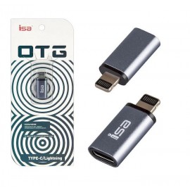 Переходник для Apple Lightning штекер - Type-C гнездо Isa G-04