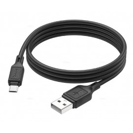 Кабель Micro USB Hoco X90 silicone черный