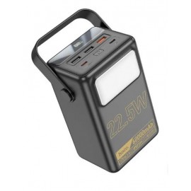 Power bank Hoco J110 60000mah, 22.5W,  лампа, черный
