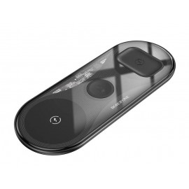 Зарядка беспроводная Qi Borofone BQ19 15w 3в1 черная