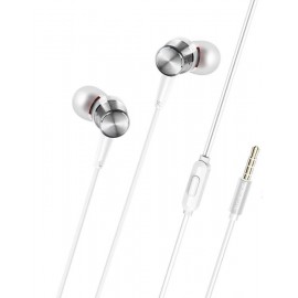 Наушники вакуумные с микрофоном Borofone Bm52 silver