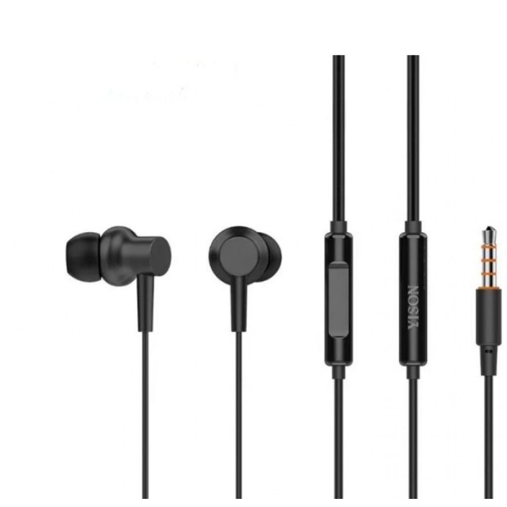 Наушники вакуумные с микрофоном Yison X2 черные