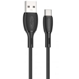 Кабель USB Type-C Borofone BX86 Silicone 1m черный