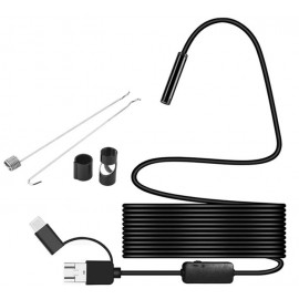 Эндоскоп Android / USB / Micro / Type-C 8mm 1080p 10m гибкий
