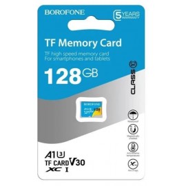 MicroSd 128Gb Borofone Class10 A1 U3 V30 без адаптера