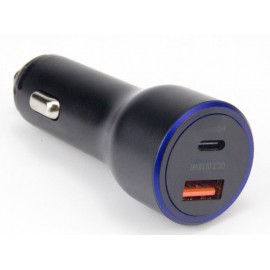 Зарядное автомобильное азу usb Type-c PD Mivo MU-337Q 38W