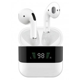 Наушники Bluetooth вкладыши MIVO MT-07 LCD TWS белые