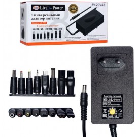Блок питания универсал 5V-20V 4A 8 разъемов Live-Power LP-135 LP135