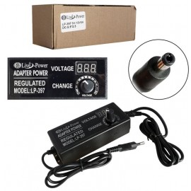 Блок питания универсал 3V-12V 5A 5.5 /2.5 с LCD регулировкой Live-Power LP-397 LP397