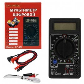 Мультиметр LP-838 (звук, датчик t русская инструкция)