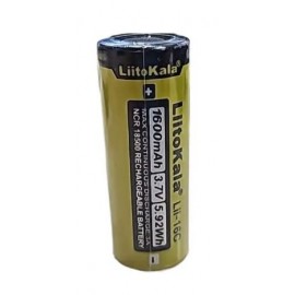 Батарея 18500 LiitoKala Lii-16C 1600mAh плоская