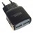 Зарядное сетевое СЗУ usb 2x MRM A10 2.4A черный