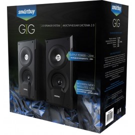 Колонки PC Smartbuy GIG SBA-4200 2.0 20w черное дерево