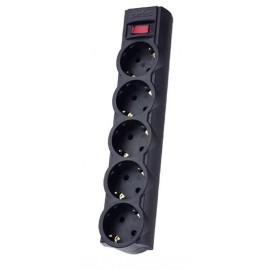 Фильтр сетевой с выкл 5 розеток 1.8m Perfeo POWERX PF_A4714  черный
