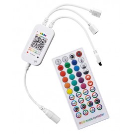 Контроллер LED с пультом ИК + bluetooth + Voice Control для ленты RGB 4pin 2 вывода