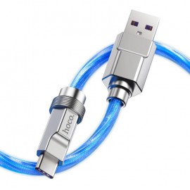 Кабель USB Type-C Hoco U113 100W blue