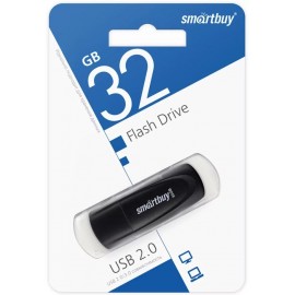 Флешка USB 3.0 32Gb Smartbuy Scout Black