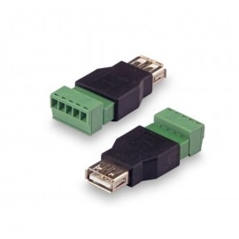 Разъем, 1 штука, гнездо USB с клеммами