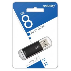 Флешка USB 8Gb Smartbuy V-Cut Black