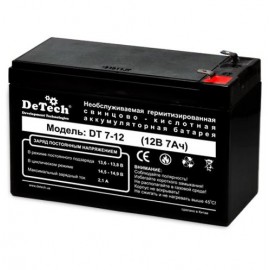 Батарея Detech DT 7-12 (12V 7Ah)