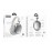 Наушники bluetooth полноразмерные Hoco W35 Max silver