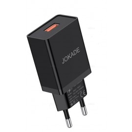 Зарядное сетевое сзу usb Jokade JB047 / JB021 3A черный