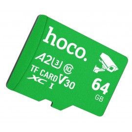 MicroSd 64Gb Hoco class10 A2 U3 V30 без адаптера