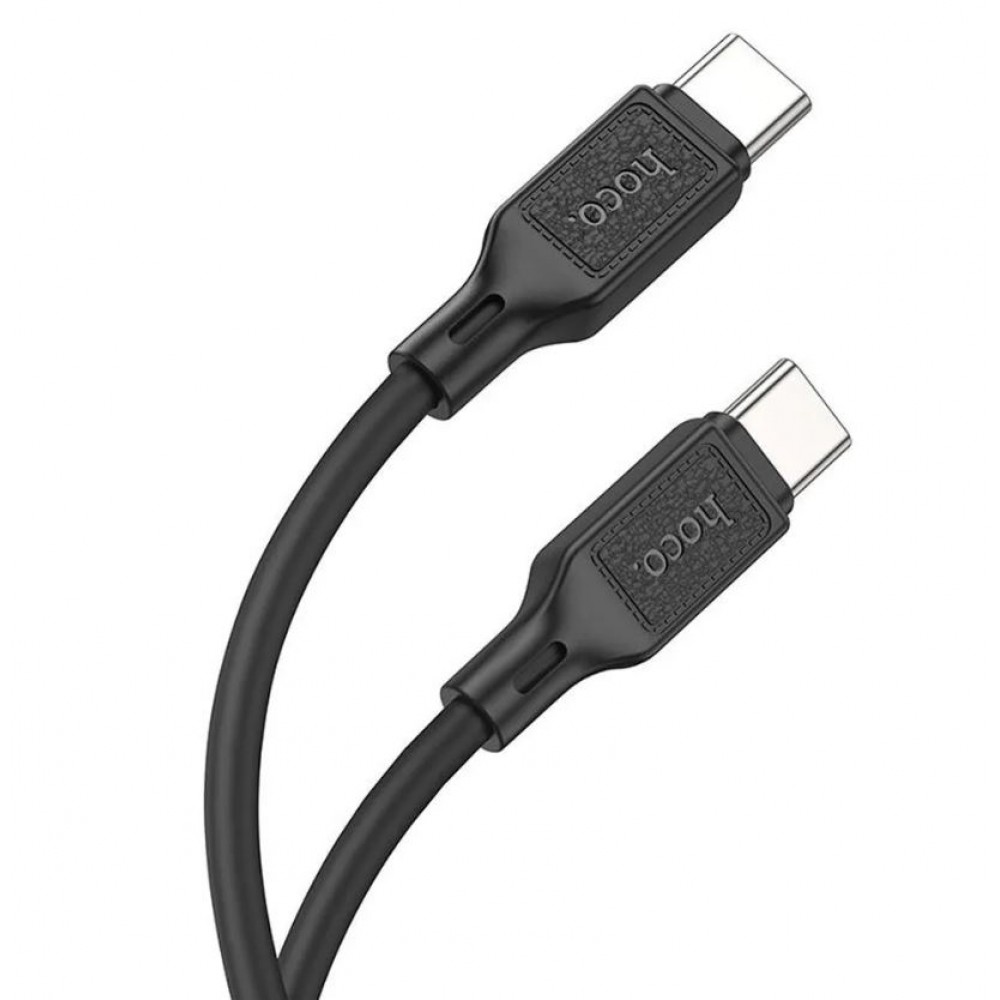 Кабель Type-C - Type-C PD 60W Hoco X90 1m черный