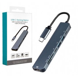 Переходник Type-C хаб Multi Adapter 7в1 OT-UC902S
