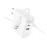 Зарядное сетевое сзу 2x Type-C PD + USB 100W Borofone BN11 быстрое белый