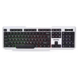 Клавиатура USB Smartbuy SBK-333U-WK с подсветкой белая