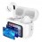 Наушники Bluetooth Borofone BW76, ANC, с LCD, вакуумные, TWS, белые
