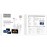 Наушники Bluetooth Hoco EW72 ANC, c LCD, вакуумные, TWS, белые