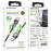 Кабель USB Type-C Borofone BU49 5A Smart LED 1.2m черный